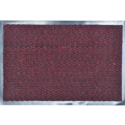 Tapete de entrada bordeaux 80x120cm