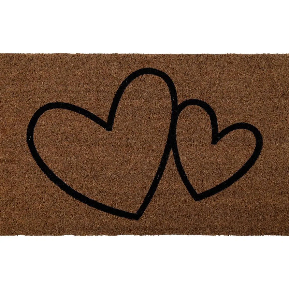 Tapete de entrada corações 45x75cm
