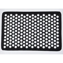 Tapete de entrada HAROLD preto 40x60cm