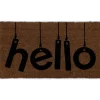Tapete de entrada hello 33x60cm
