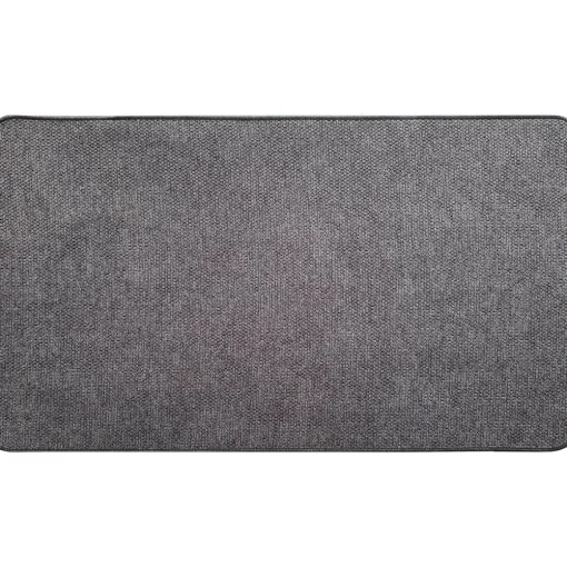 Tapete de entrada HEXAGONE cinza escuro 45x80cm