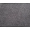 Tapete de entrada HEXAGONE cinza escuro 45x60cm