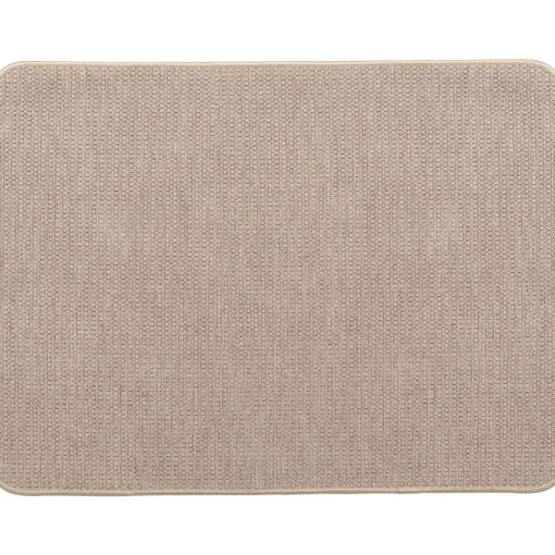 Tapete de entrada HEXAGONE bege 45x60cm