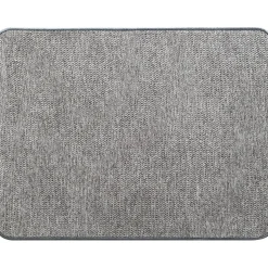 Tapete de entrada HEXAGONE cinza claro 45x60cm