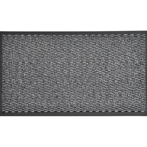 Tapete de entrada LISA cinza 60x80cm