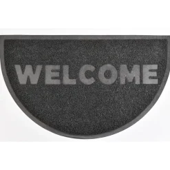 Tapete de entrada meia lua WELCOME