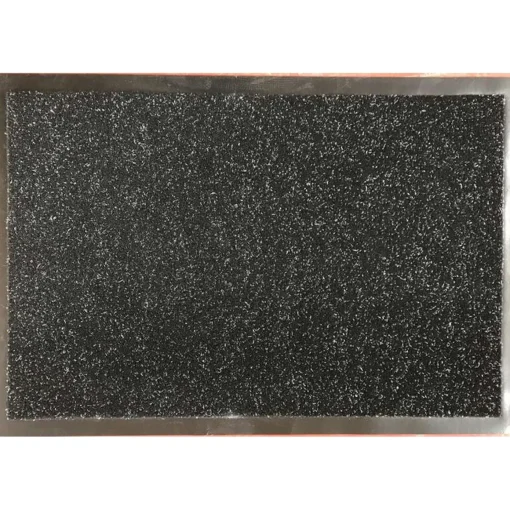 Tapete de entrada preto 40x60cm