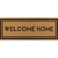 Tapete de entrada welcome home 45x120cm