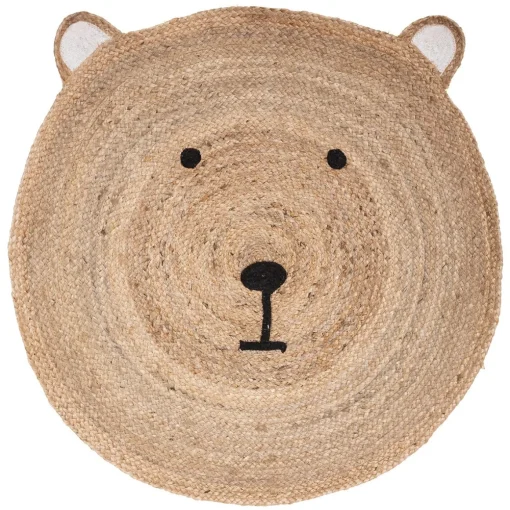 Tapete de urso bege 100cm