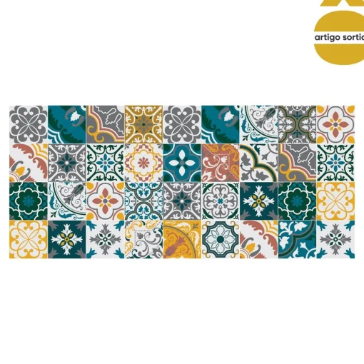 Tapete em vinil mosaico 50x112cm