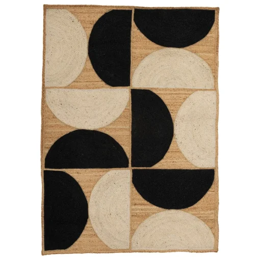 Tapete estampado MALAKITE em juta 120x170cm