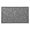 Tapete FEUILLAGE cinza escuro 45x75cm