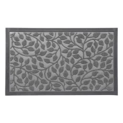 Tapete FEUILLAGE cinza escuro 45x75cm