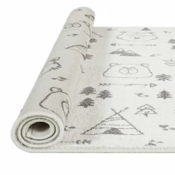 Tapete GIO bosque cinza 133x190cm
