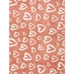 Tapete GIO coração BLUSH 133x190cm