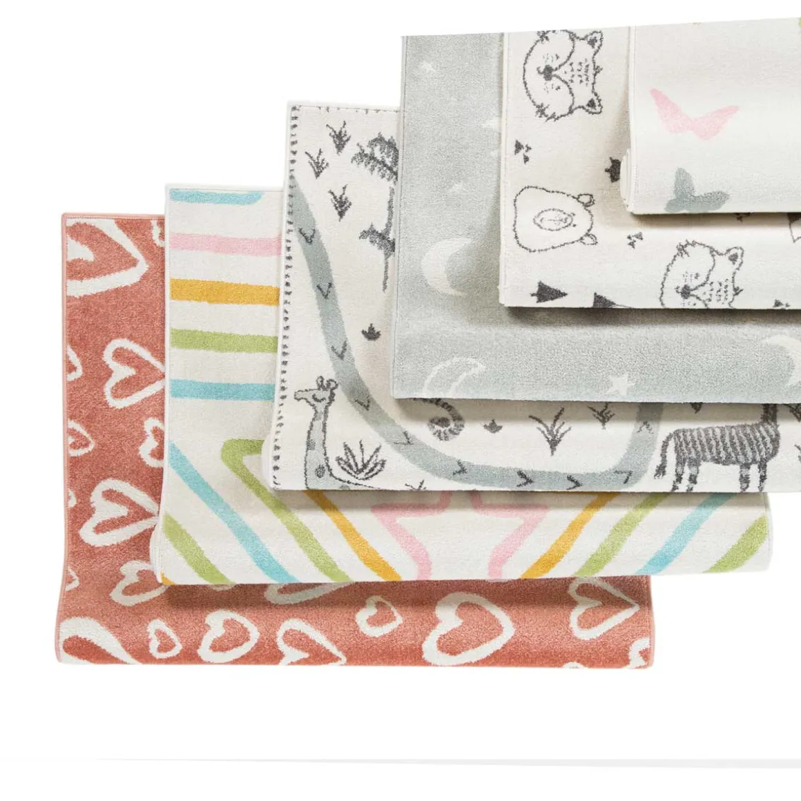 Tapete GIO coração BLUSH 133x190cm