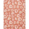 Tapete GIO coração blush 80x150cm