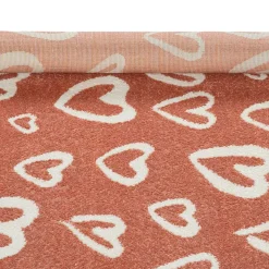 Tapete GIO coração blush 80x150cm