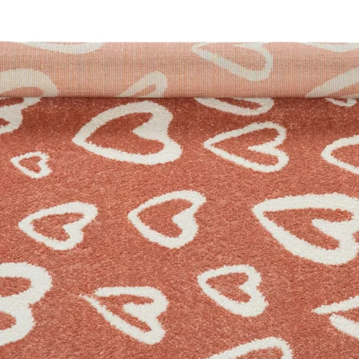 Tapete GIO coração blush 80x150cm