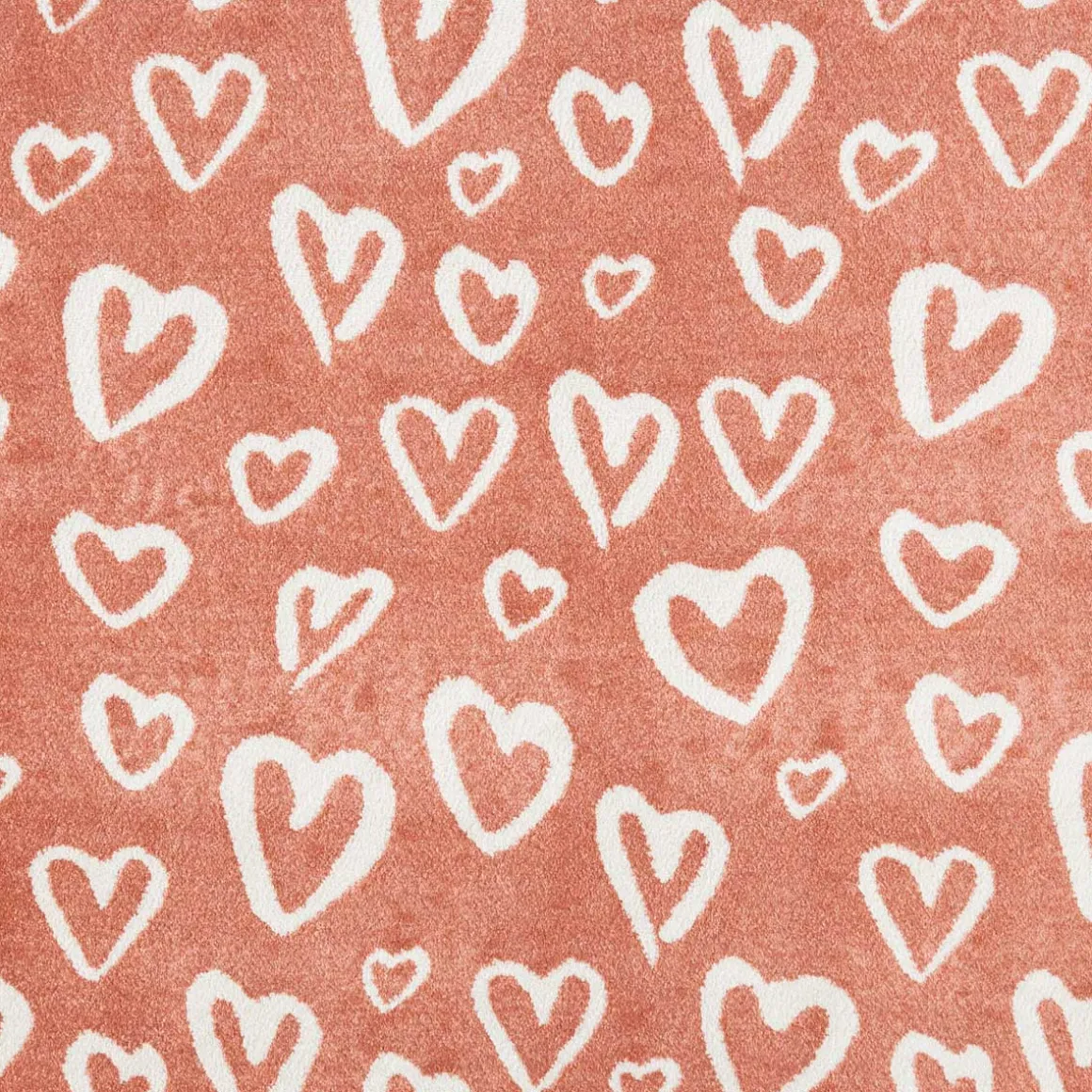 Tapete GIO coração blush 80x150cm