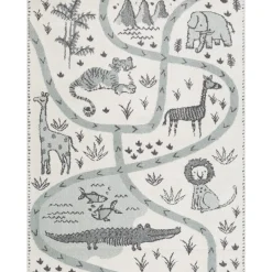 Tapete GIO savana cinza 80x150cm