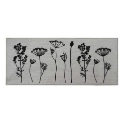 Tapete HERBIER cinza 50x120cm