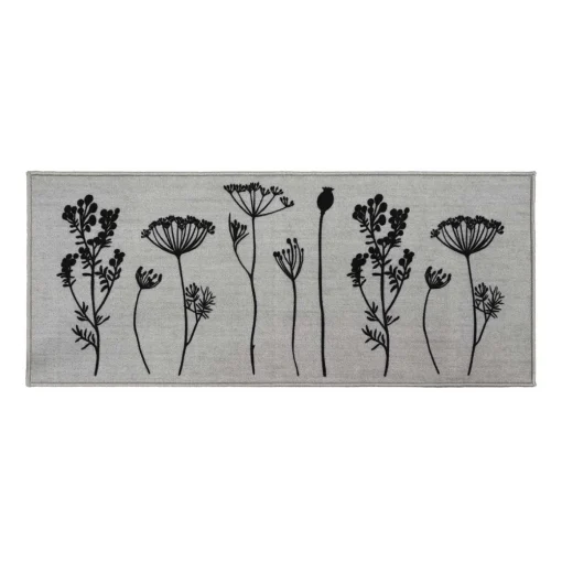 Tapete HERBIER cinza 50x120cm