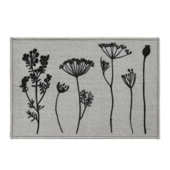 Tapete HERBIER cinza 40x60cm