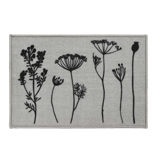 Tapete HERBIER cinza 40x60cm