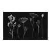 Tapete HERBIER preto 50x80cm