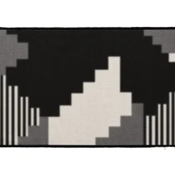 Tapete impermeável GEOMETRIK preto 50x80cm