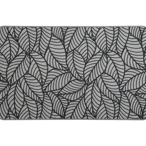 Tapete impermeável JUNGLE cinza 50x80cm