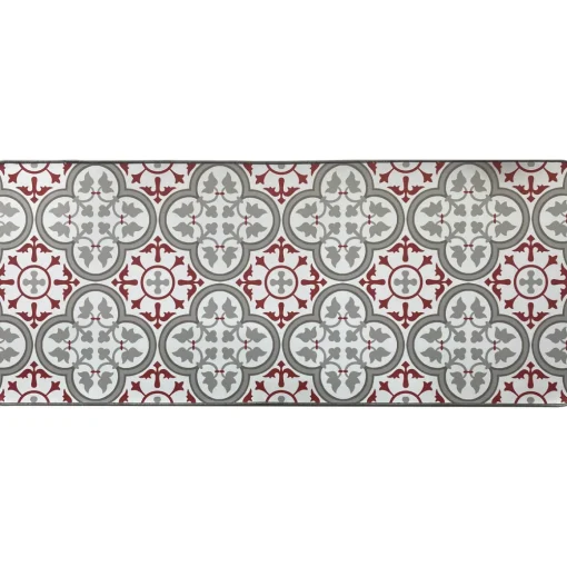 Tapete impermeável PACO vermelho 50x120cm