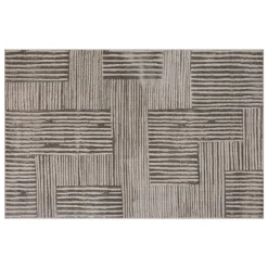 Tapete JANA riscas cinza escuro 160x235cm