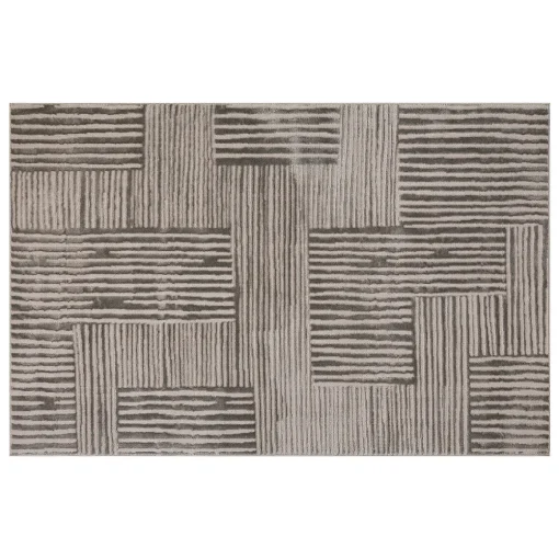 Tapete JANA riscas cinza escuro 160x235cm