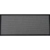 Tapete JOHN vinil tecido preto 50x120cm