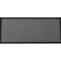 Tapete JOHN vinil tecido preto 50x120cm