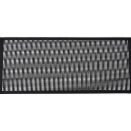 Tapete JOHN vinil tecido preto 50x120cm