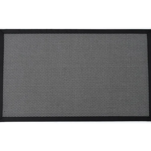 Tapete JOHN vinil tecido preto 45x60cm