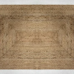 Tapete juta branco 120x170cm