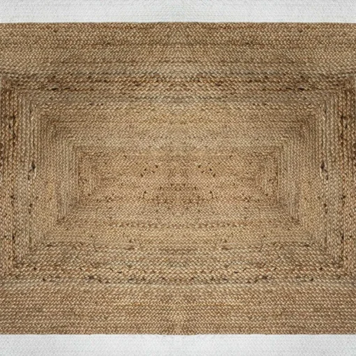 Tapete juta branco 120x170cm