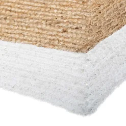 Tapete juta branco 120x170cm