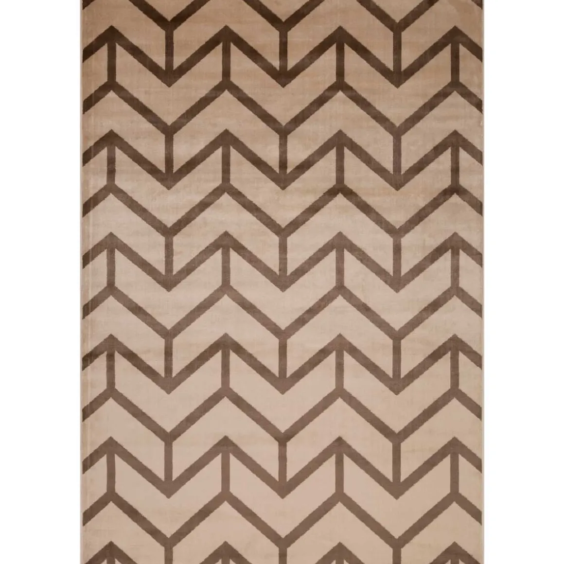 Tapete LENE bege e castanho 200x285cm