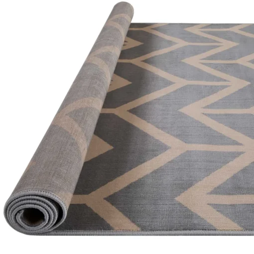 Tapete LENE cinza e bege 80x150cm