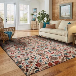 Tapete LENE FLOWER multicolor 200x285cm