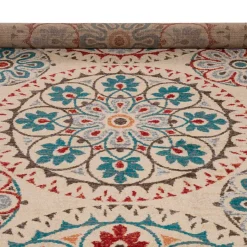 Tapete LENE vermelho e azul 133x190cm