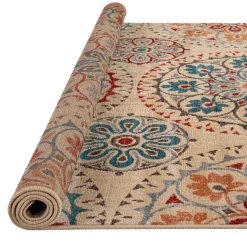 Tapete LENE vermelho e azul 160x235cm