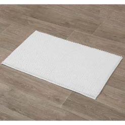 Tapete microfibra branco com bolas