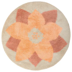 Tapete redondo com flor FORET ENCHANTEE 100cm
