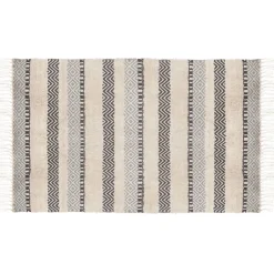 Tapete riscas relevo 90x150cm